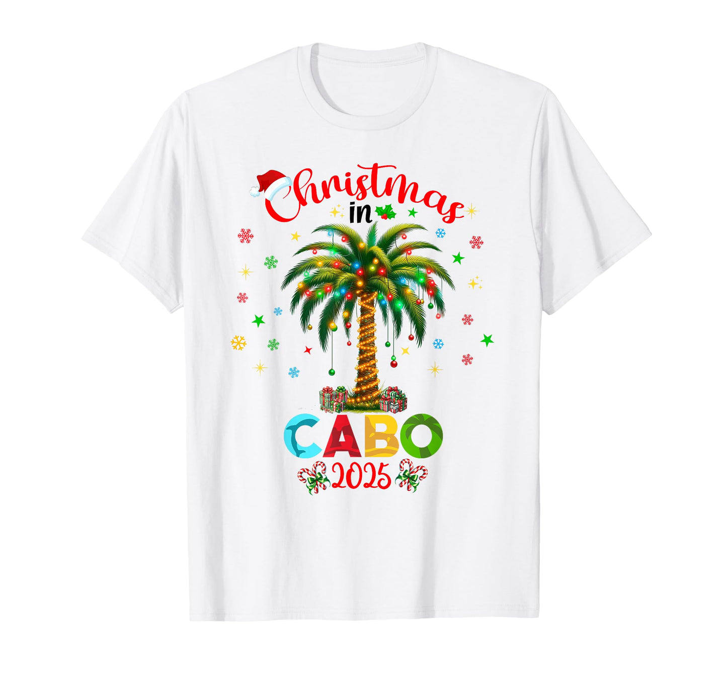 Mexico Cancun Cabo Christmas Trip Family Reunion Tropical T-Shirt