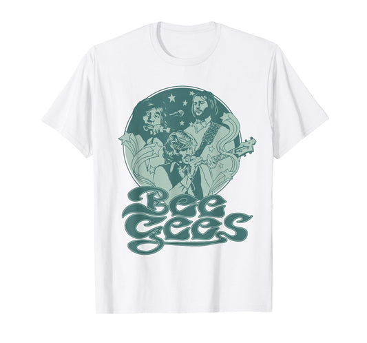 Official Bee Gees Blue Groove T-Shirt