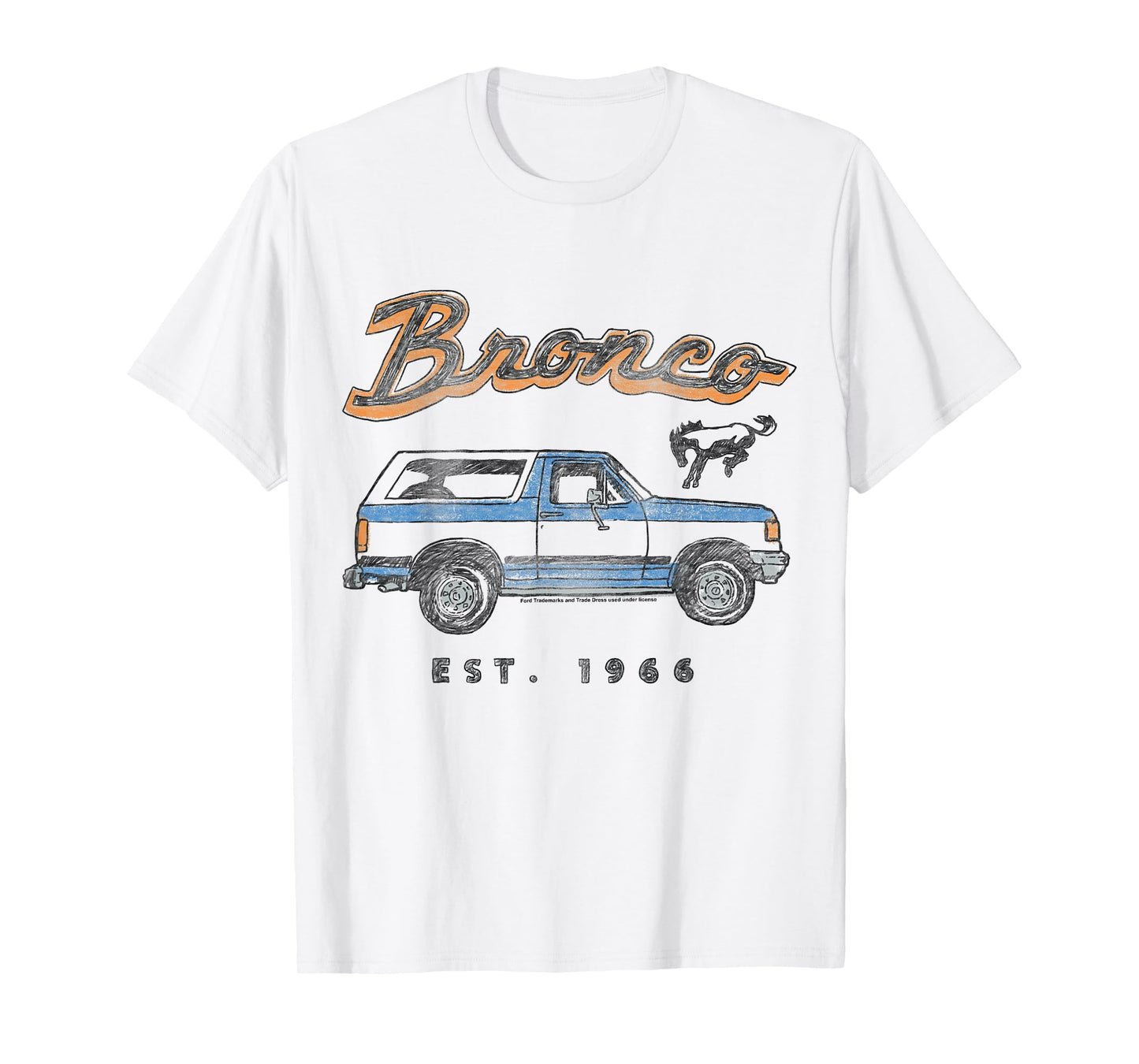 Ford - Bronco Logo EST 1966 T-Shirt