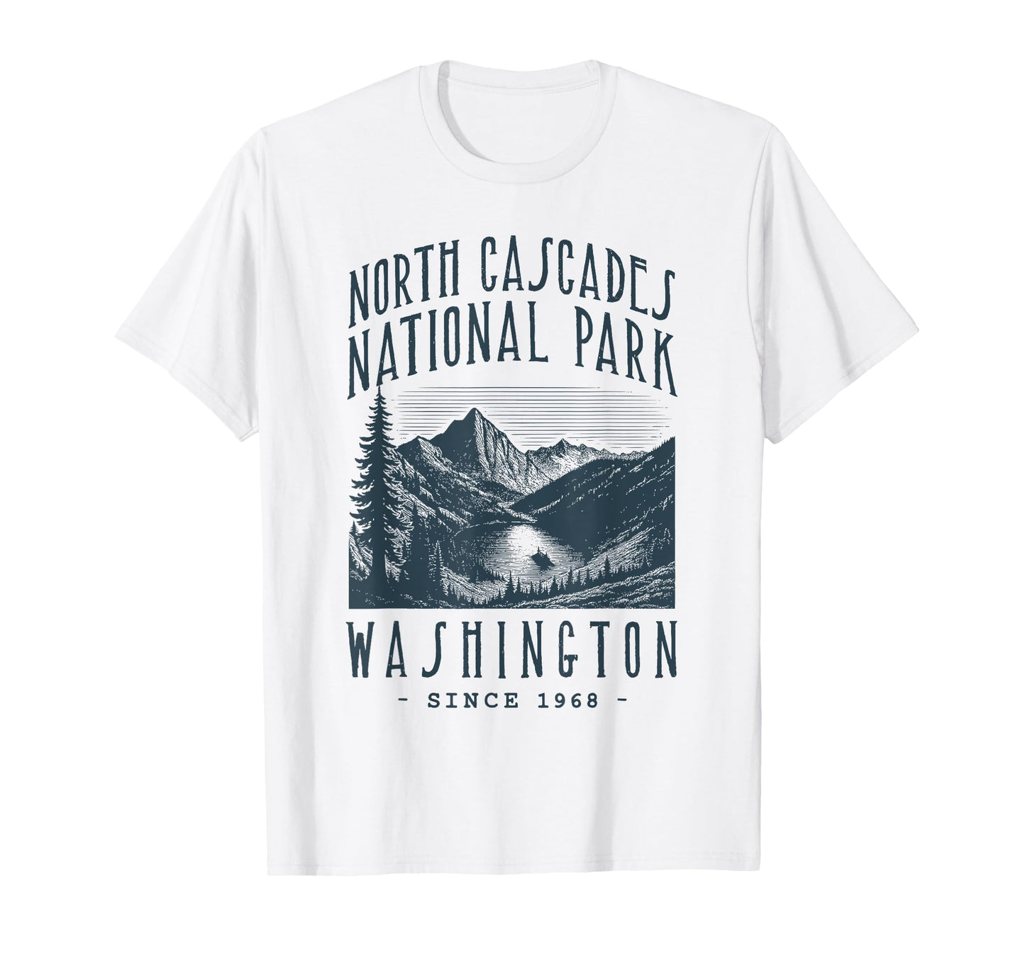 NORTH CASCADES NATIONAL PARK, WASHINGTON. CAMPING, HIKER T-Shirt