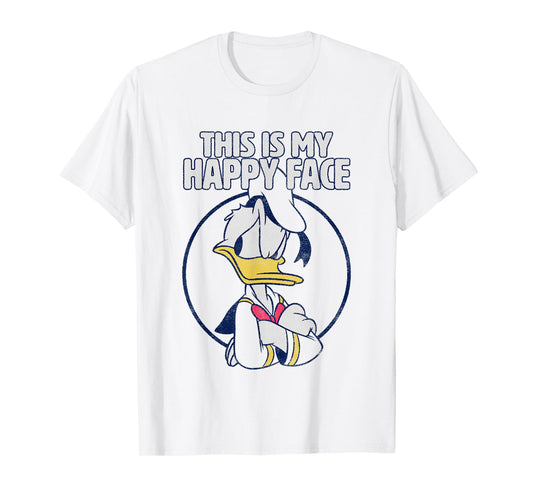 Disney Mickey And Friends Donald Duck My Happy Face T-Shirt
