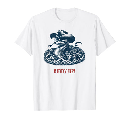Giddy Up - Rodeo / Cowboy Rattlesnake T-Shirt