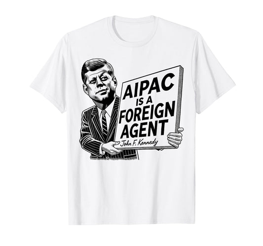 AIPAC is a Foreign Agent, America Trump 2024 T-Shirt