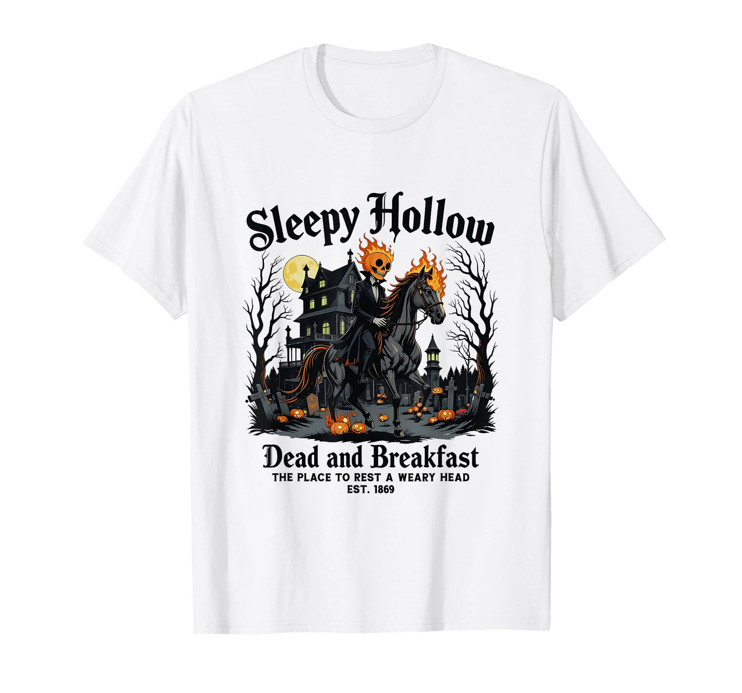 Sleepy Hollow Horseman Halloween Spooky Season Vintage T-Shirt