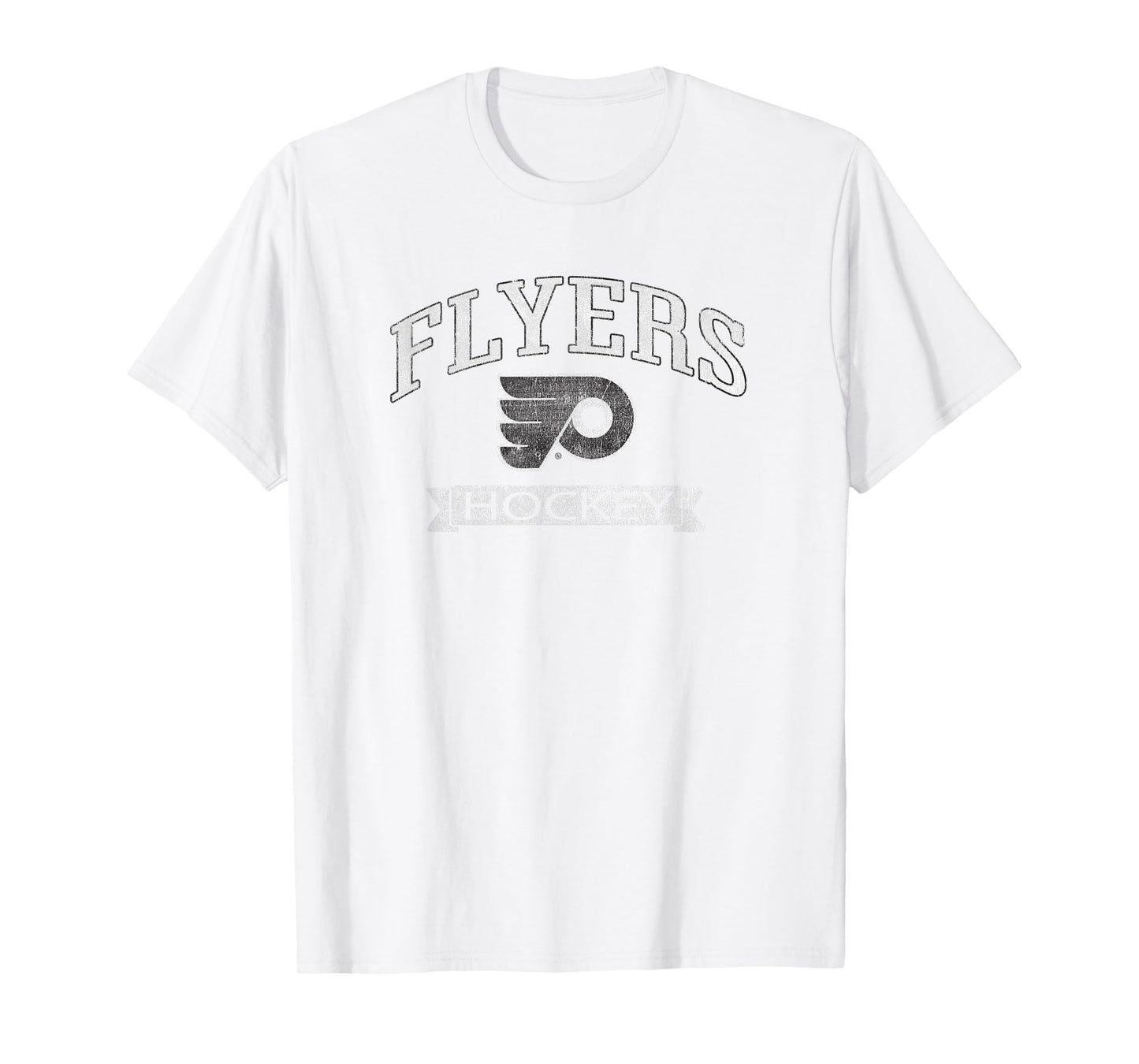 Philadelphia Flyers Vintage Hockey T-Shirt - NHL Officially Licensed - Orange, Small, Unisex-Adults/Kids