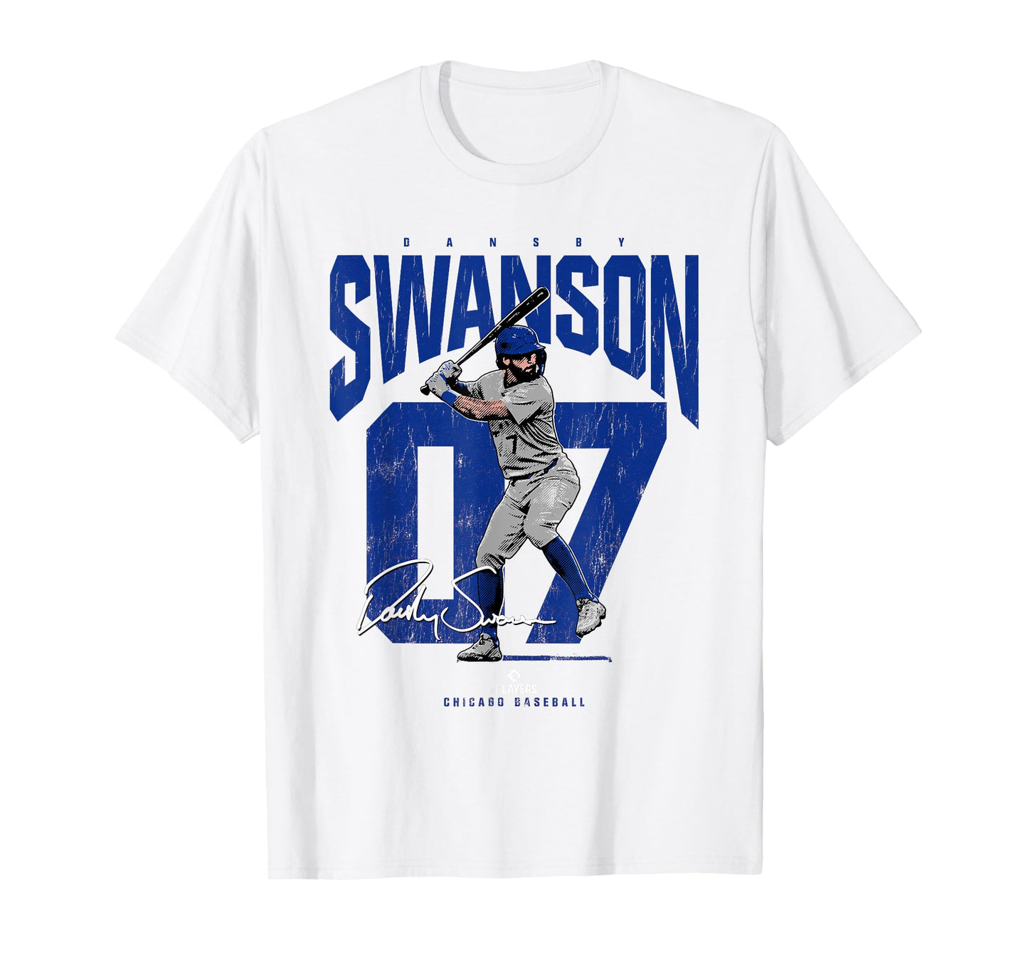 Dansby Swanson | Chicago C Baseball Players | MLBDSW3901 T-Shirt