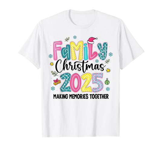 Family Christmas 2025 Matching Outfit Xmas Squad Men Women T-Shirt