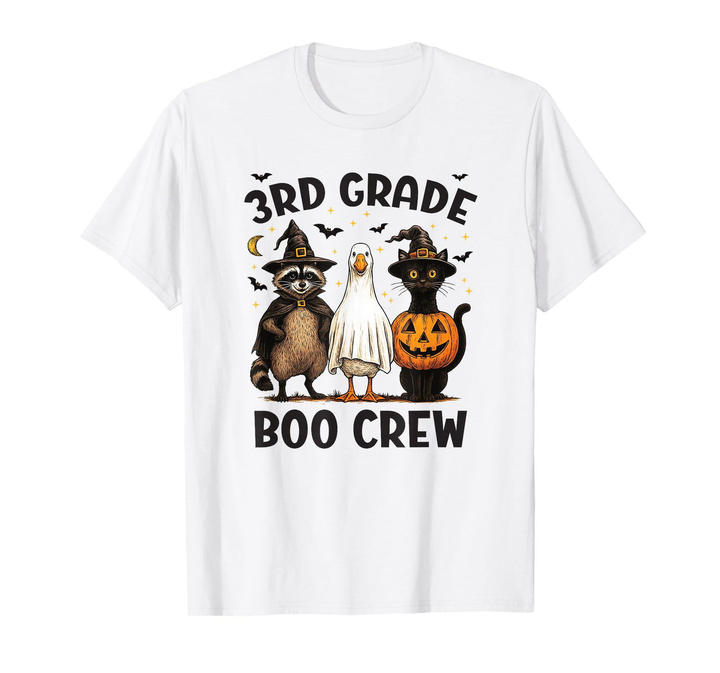 3rd Grade Boo Crew Halloween Costume T-Shirt