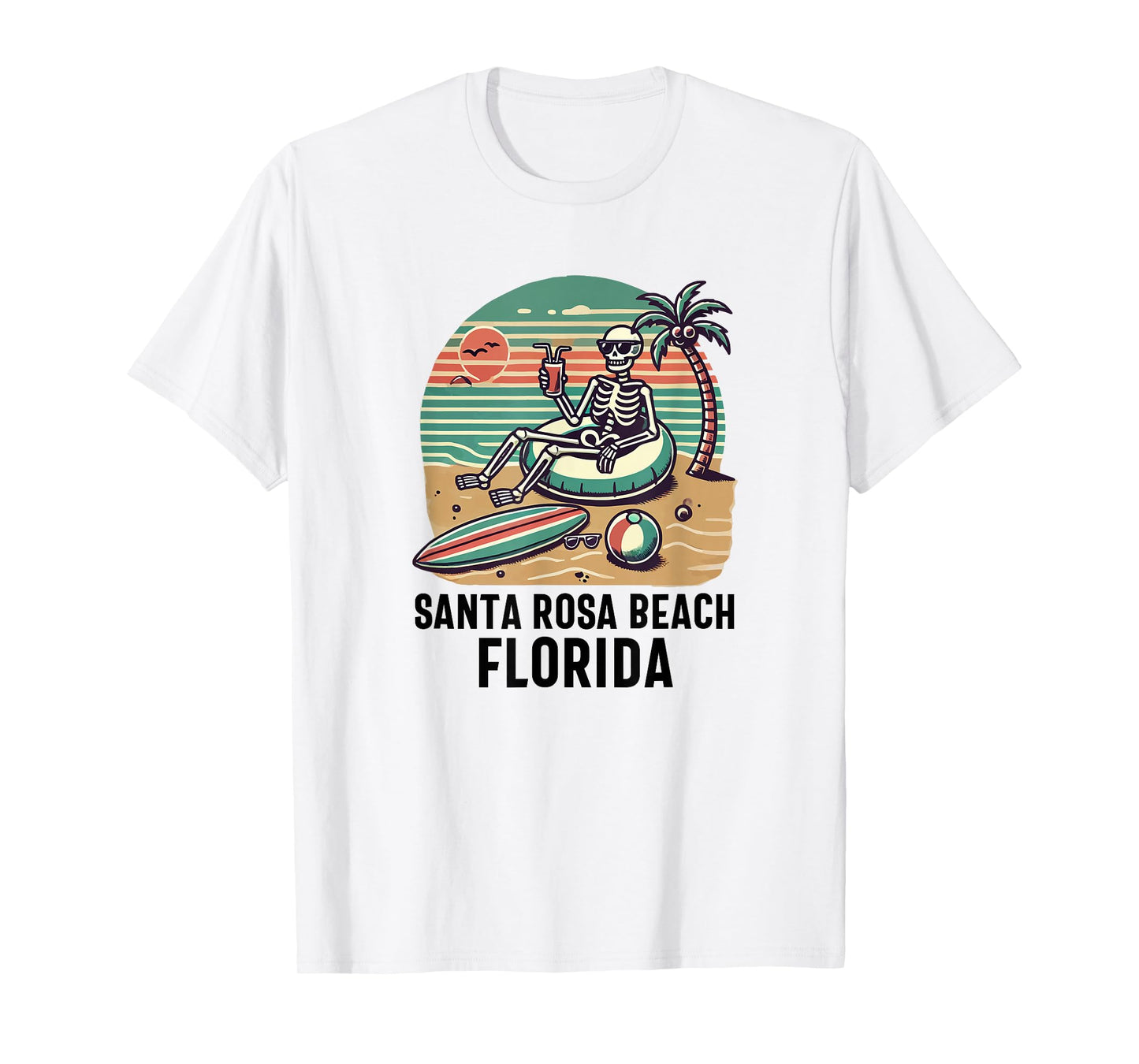 Santa Rosa Beach Florida Souvenir Walton County T-Shirt