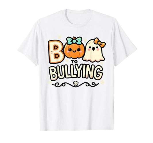 Boo To Bullying Shirt Unity Day Ghost Halloween T-Shirt