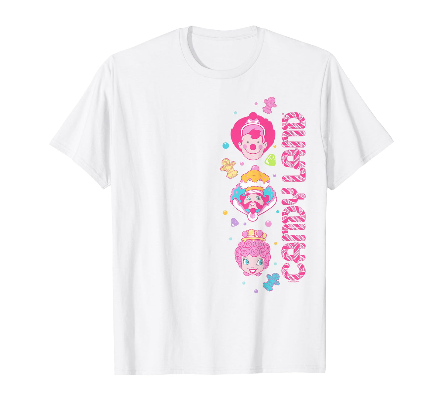 Candy Land Mr Mint King Kandy Princess Lolly Stack Big Logo T-Shirt
