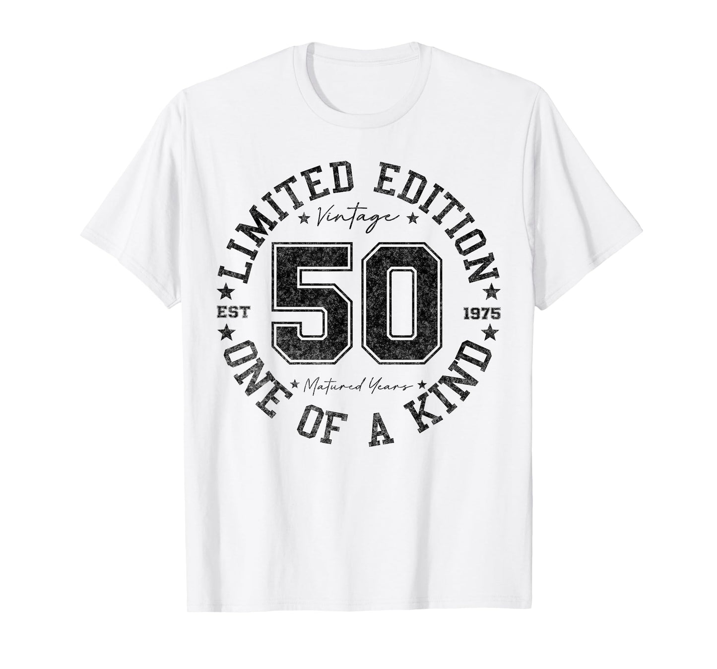 50 Year Old Gifts Vintage 1975 Limited Edition 50th Birthday T-Shirt
