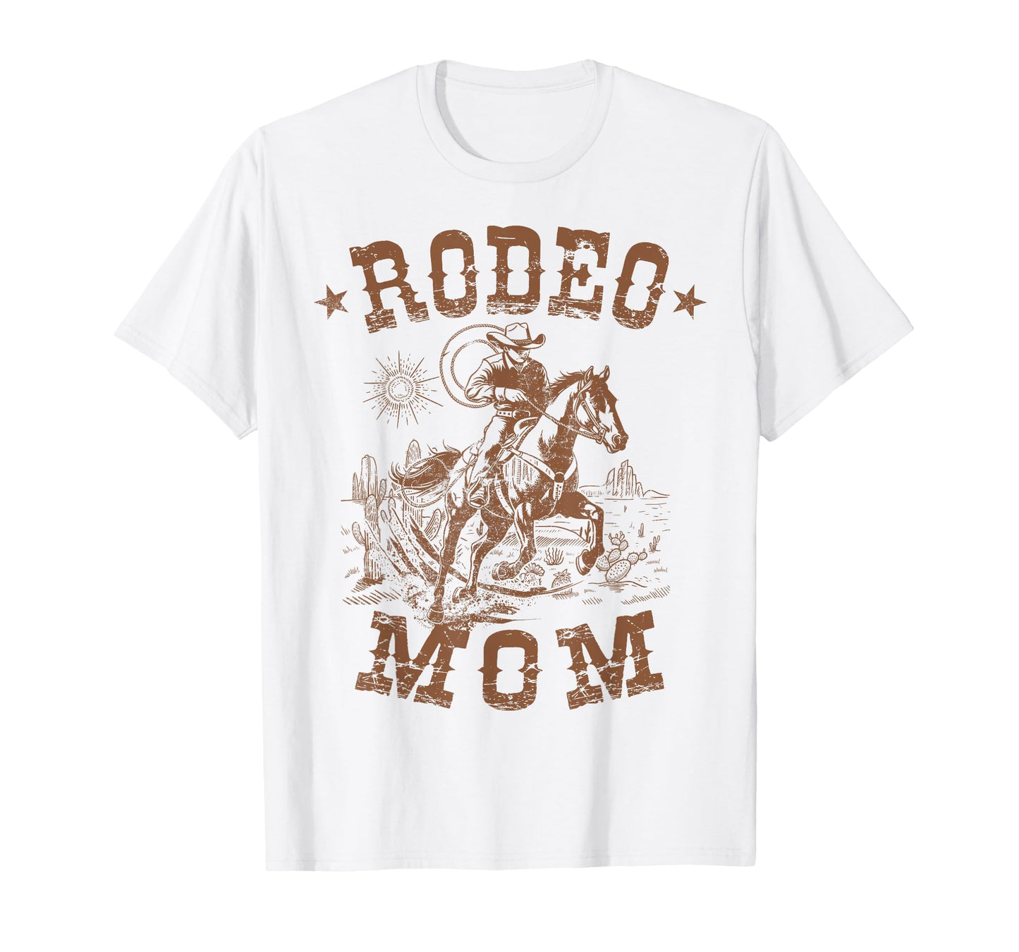 Rodeo Mom Western Cowboy Mommy Family Matching Mother's Day T-Shirt