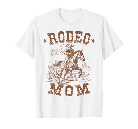 Rodeo Mom Western Cowboy Mommy Family Matching Mother's Day T-Shirt