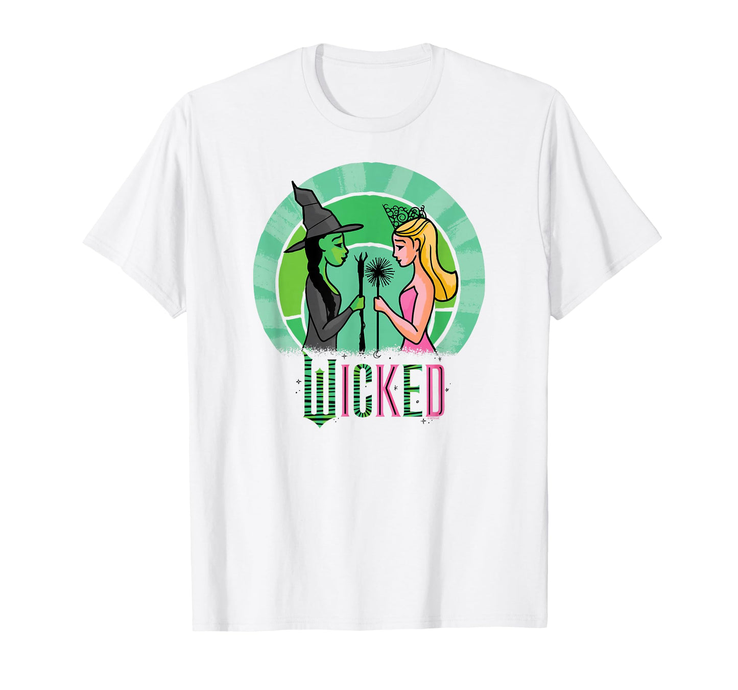 Wicked Glinda & Elphaba Sketched T-Shirt