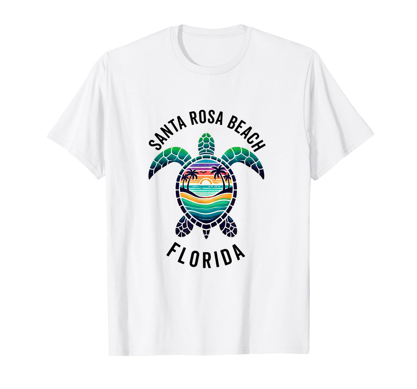 Santa Rosa Beach Florida Souvenir Walton County T-Shirt