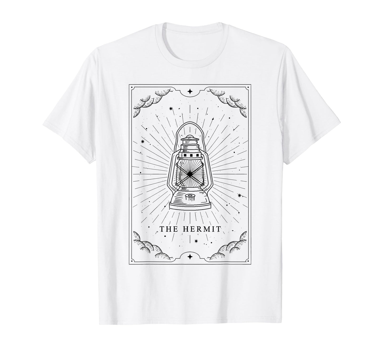 The Hermit Major Arcana Tarot Card Lantern Picture T-Shirt