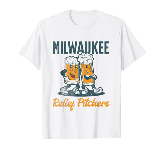 Classic Milwaukee And Beer Fan Retro Wisconsin T-Shirt