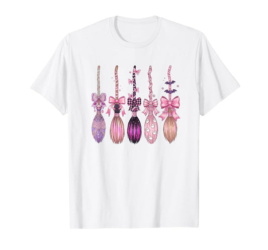 A Girl Gotta Have Options Witch Brooms Witch Bow Halloween T-Shirt