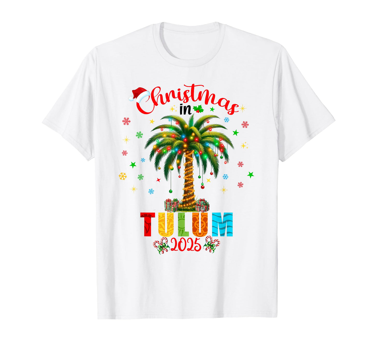 Mexico Cancun Cabo Christmas Trip Family Reunion Tropical T-Shirt