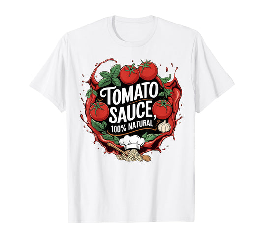 Tomato sauce halloween costume, matching halloween T-Shirt
