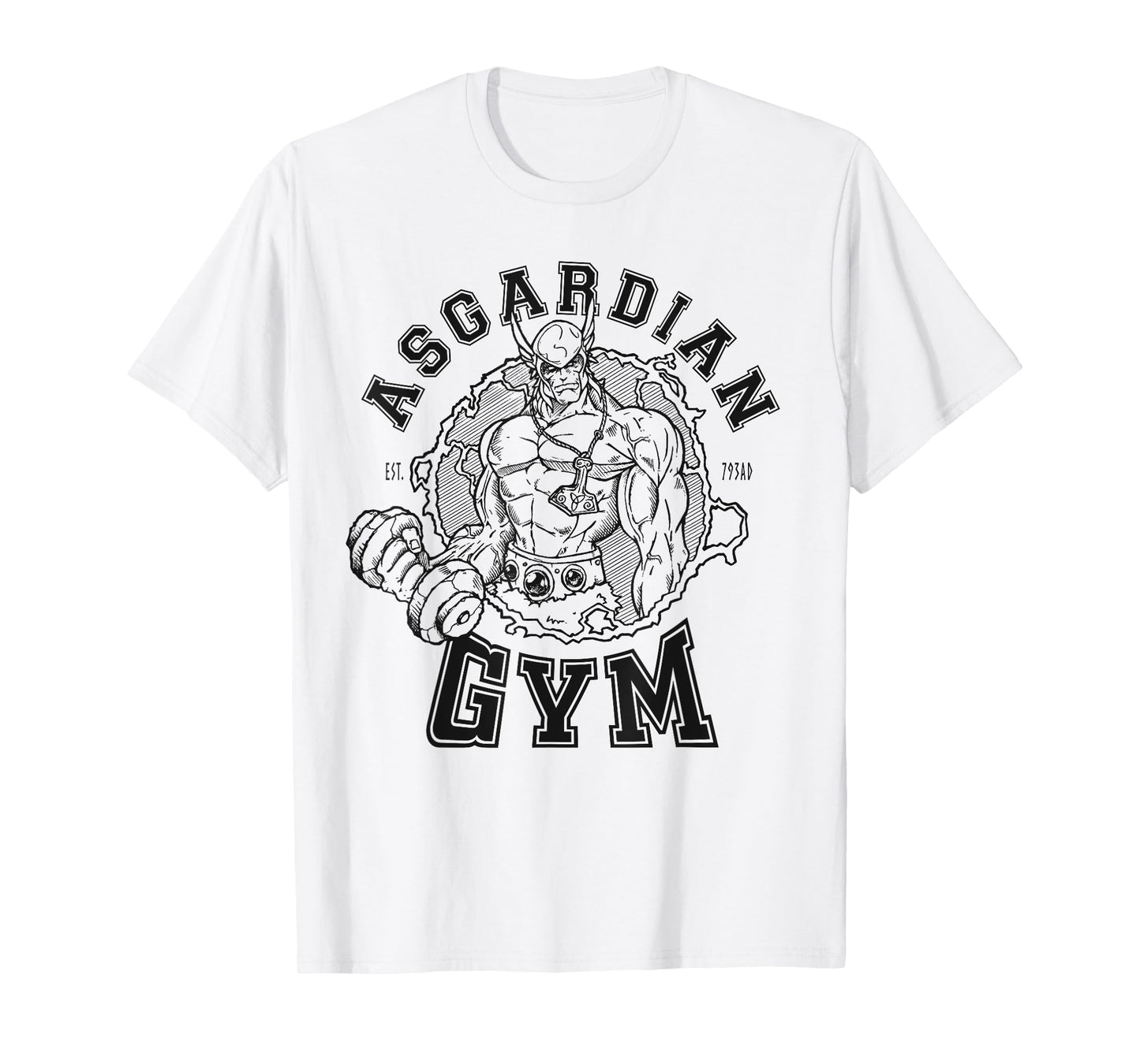 Asgardian Gym - Viking Norse God Gym T-Shirt