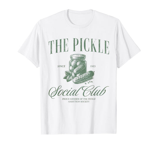 Pickle Social Club Canning Season Vintage Pickle Jar T-Shirt