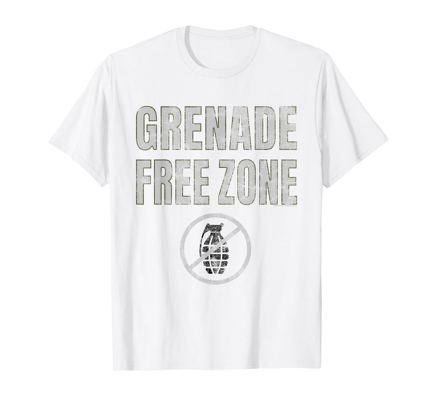 Jersey Shore Grenade Free Zone Reality TV T-Shirt