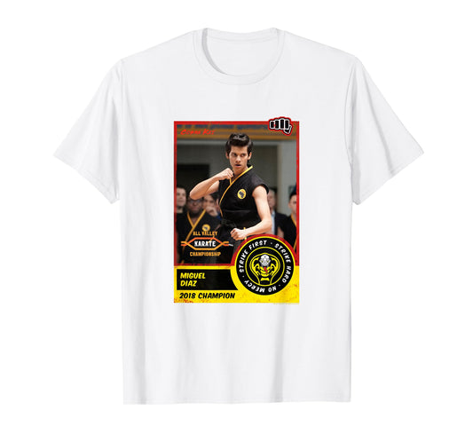 Cobra Kai Miguel Diaz Champion Card T-Shirt