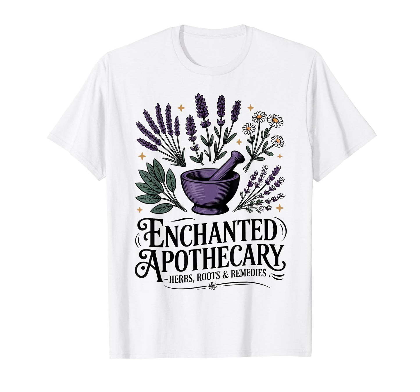 Enchanted Apothecary Herbalist Holistic Natural Healing T-Shirt