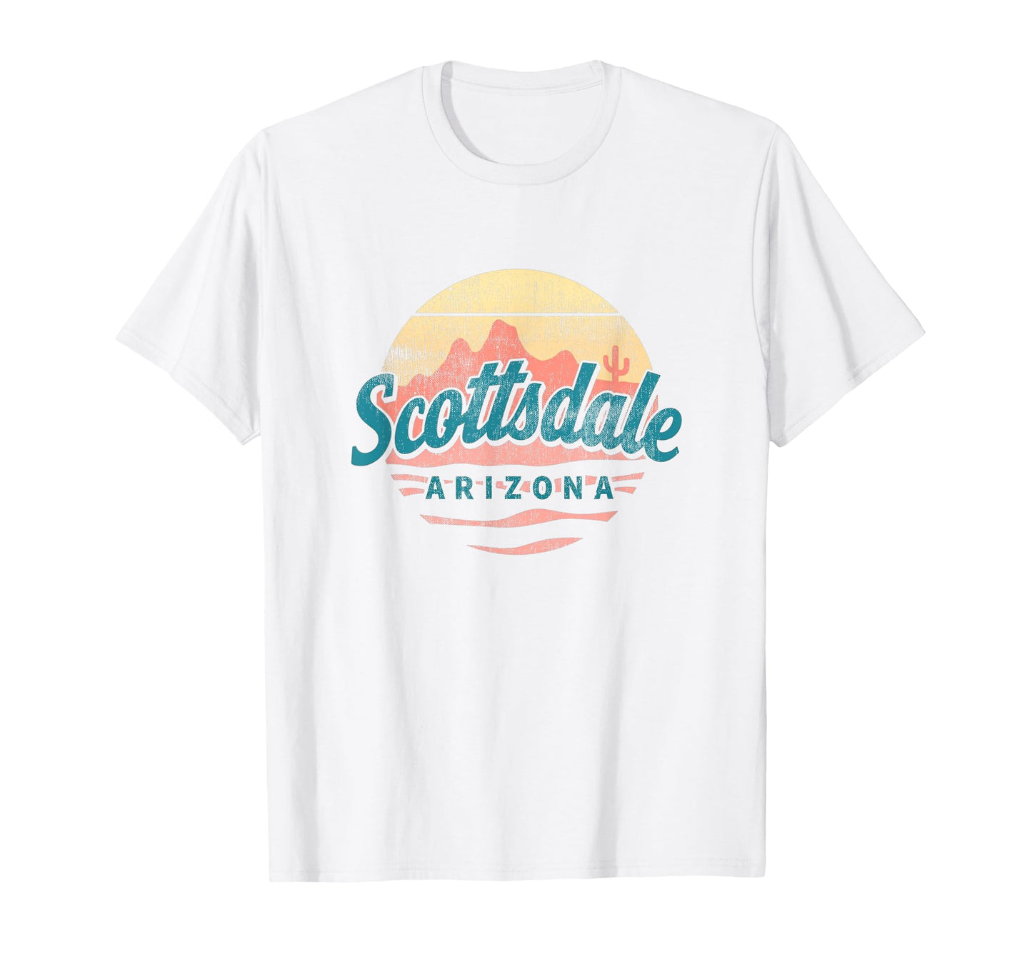 Scottsdale Arizona Retro Vintage Weathered Souvenir T-Shirt