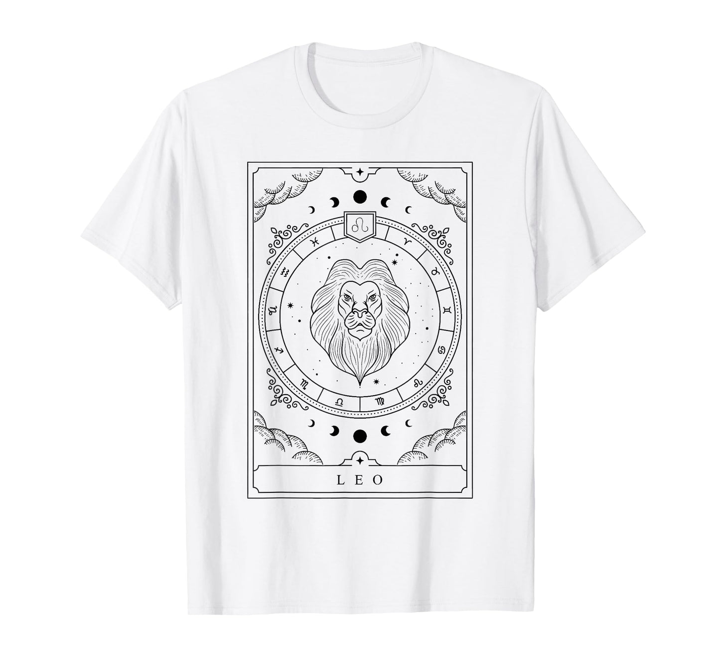 Leo Horoscope and Zodiac Constellation Symbol T-Shirt