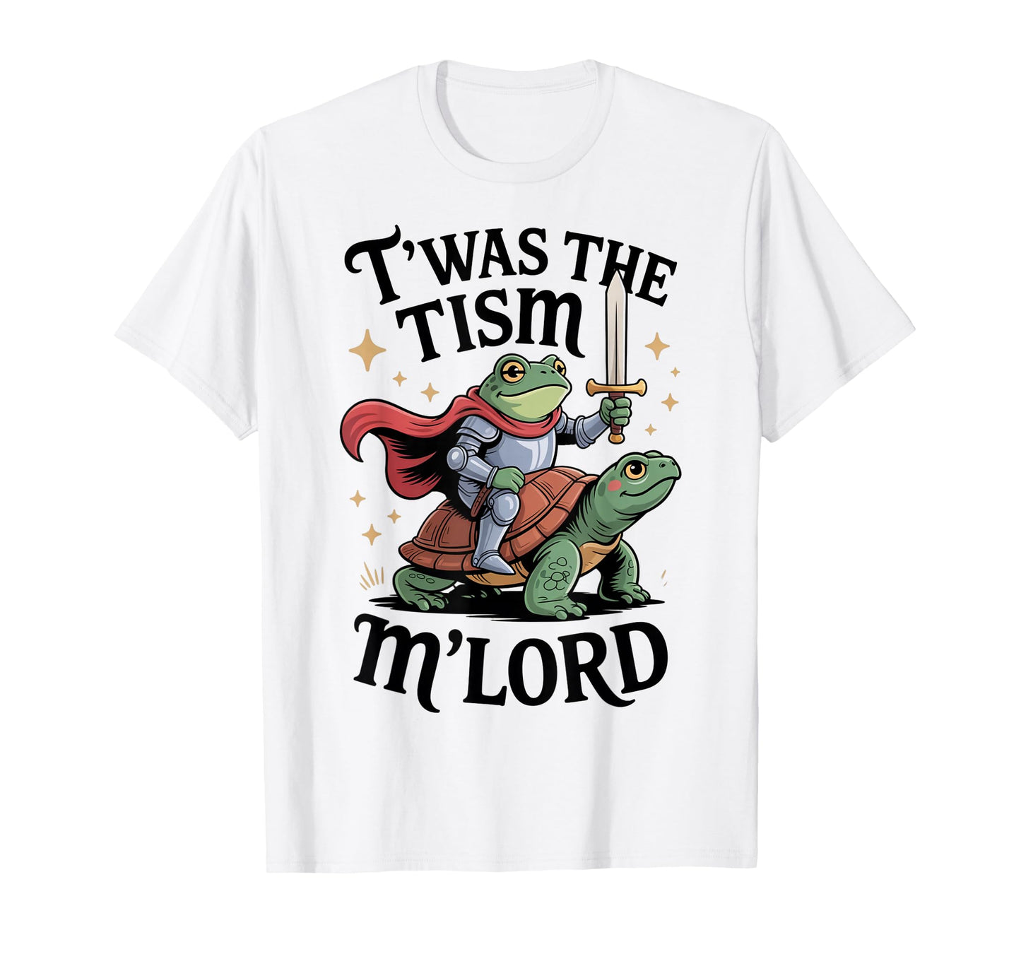 TWAS The Tism M Lord Funny Vintage Frog Graphic Tee Autism T-Shirt