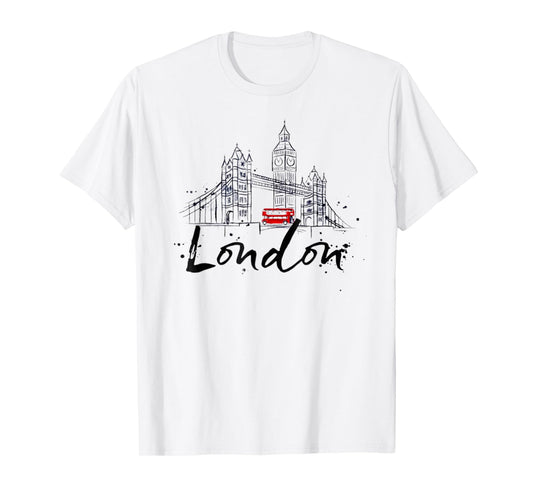 Uk British Retro Vintage London England Souvenir T-Shirt