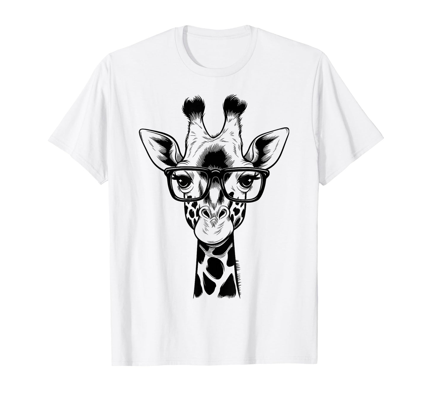 Cute Giraffe Graphic Casual Summer Funny Cool Animal Lover T-Shirt