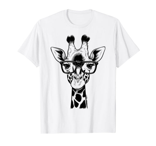 Cute Giraffe Graphic Casual Summer Funny Cool Animal Lover T-Shirt
