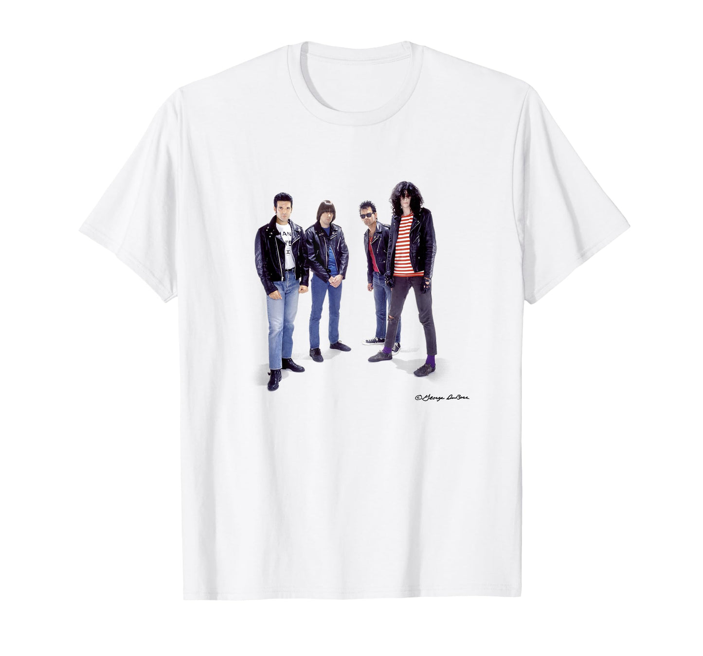 Ramones Punk Band Portrait With Clement Burke George DuBose T-Shirt