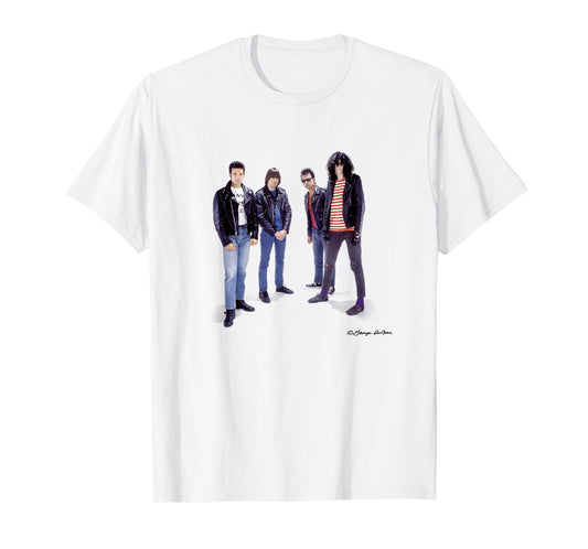Ramones Punk Band Portrait With Clement Burke George DuBose T-Shirt