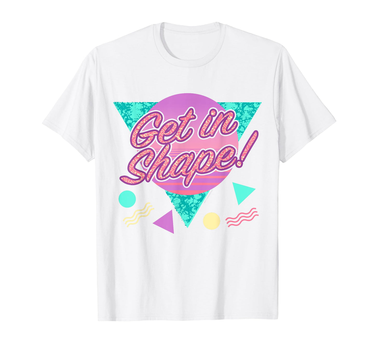 Get in Shape Retro 80s Workout Clothes Costume T-Shirt