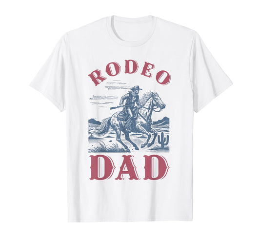Rodeo Dad Western Cowboy Daddy Family Matching Father's Day T-Shirt