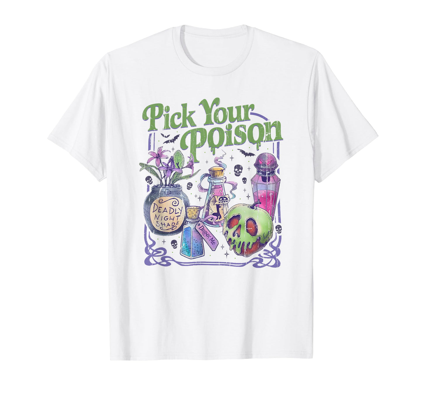 Pick Your Poison, Vintage Princess Halloween T-Shirt