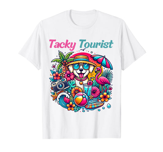 Vacay Tacky Tourist Outfit Wacky Cruise Costume Idea Tacky T-Shirt