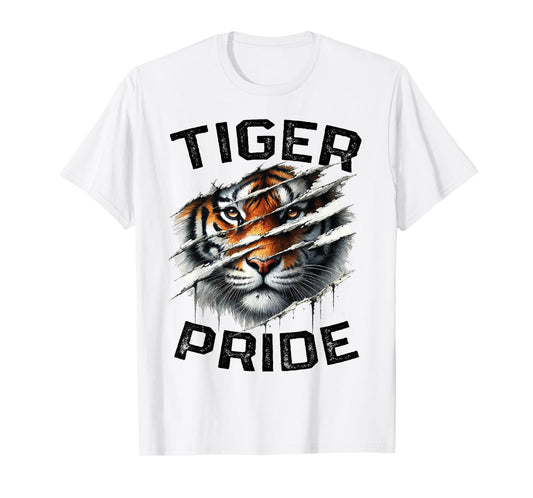 Tiger Pride Retro Vintage Tiger School Sports Team T-Shirt