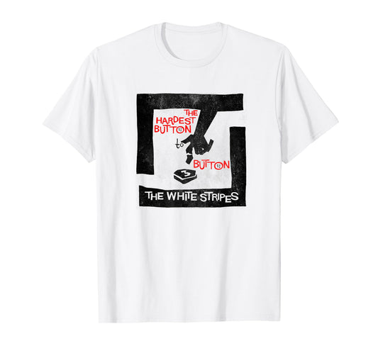 The White Stripes Hardest Button T-Shirt