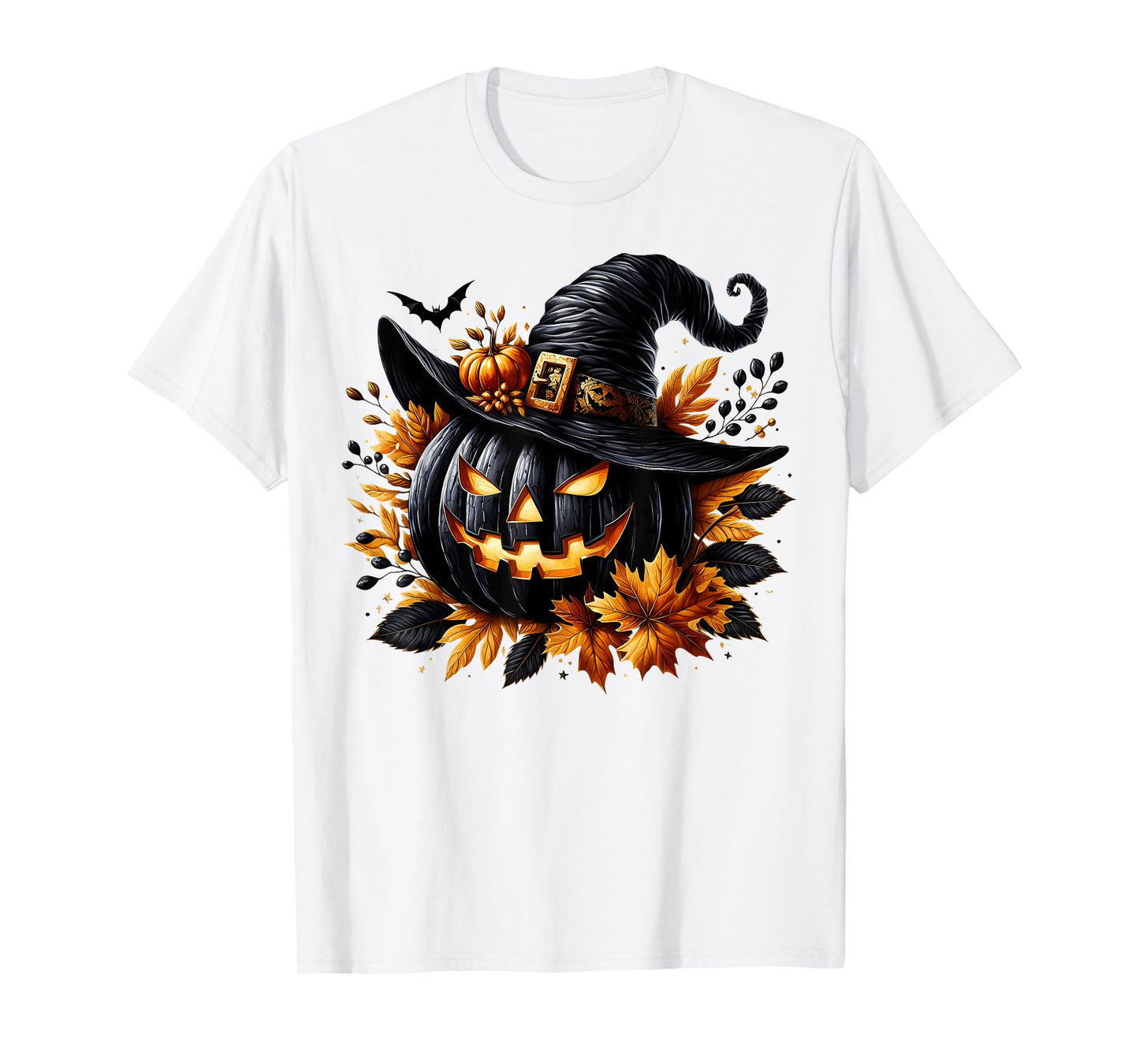 Black and Orange Halloween and Fall Must Haves for Witches T-Shirt