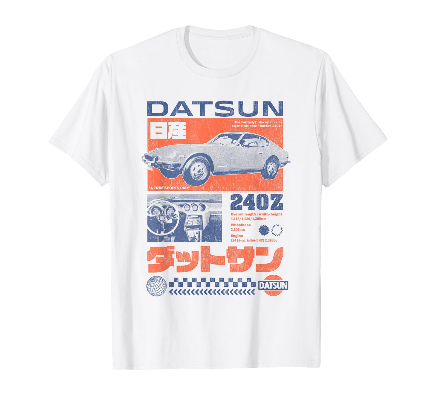 Nissan Datsun 24OZ Retro Advertisement Vintage Car T-Shirt