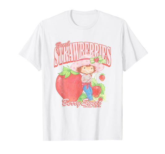 Strawberry Shortcake Fresh Strawberries Berry Sweet Retro T-Shirt