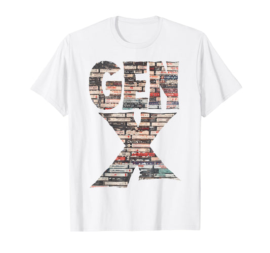 gen x 80’s rock cassettes T-Shirt