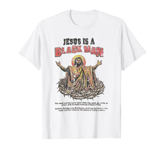 Vintage Jesus Is A Black Man T-Shirt