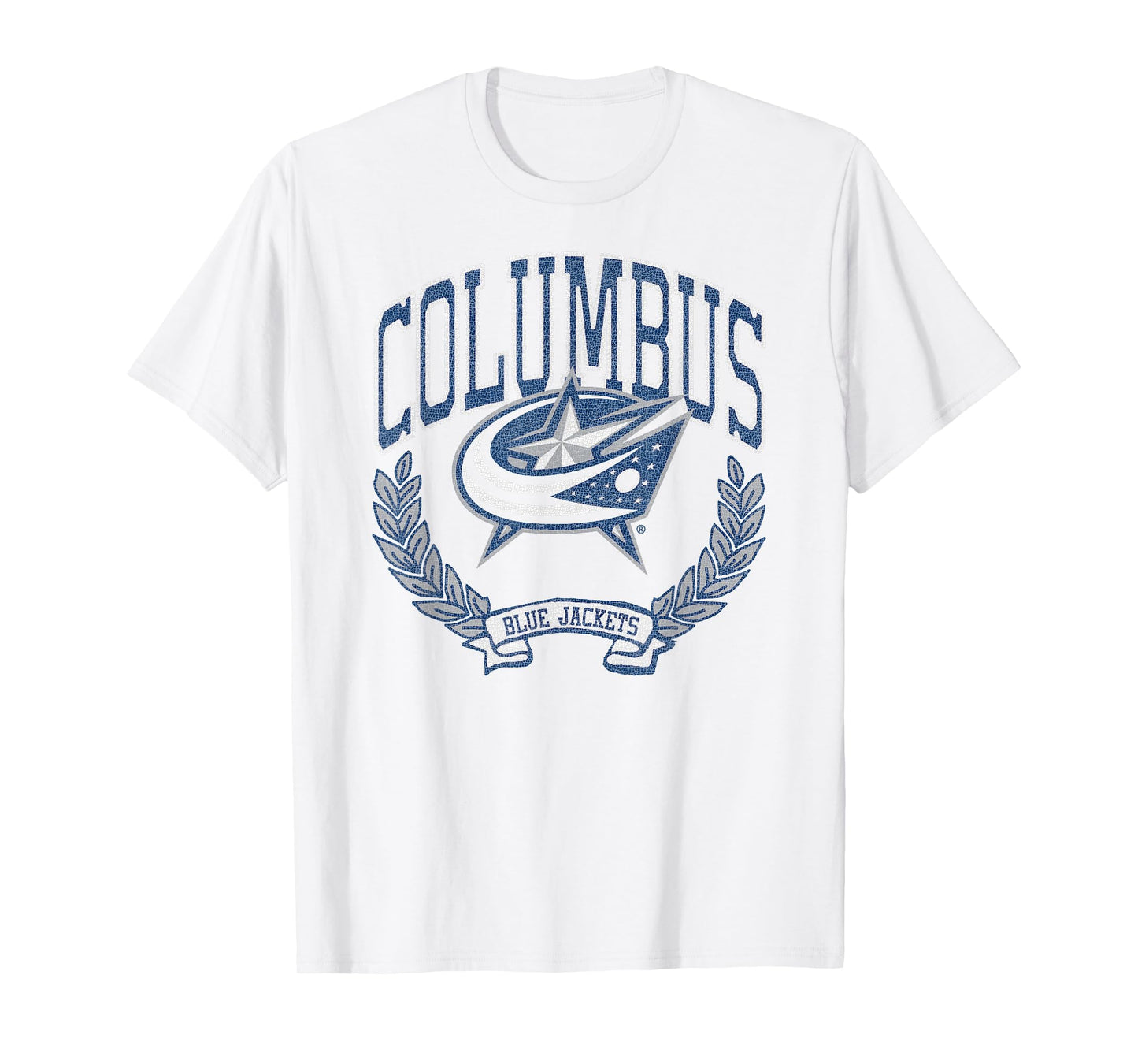 Columbus Blue Jackets Vintage Victory Red Licensed T-Shirt